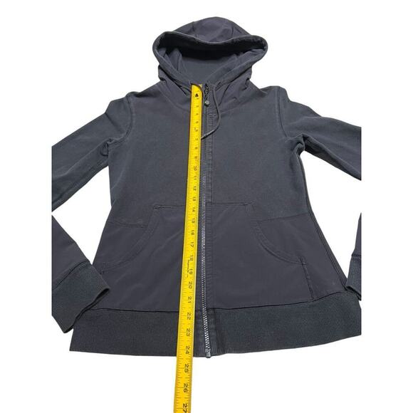 Lululemon Women’s Voyage Hoodie - Black - Full Zip - Thumb Holes - 6 - Picture 6 of 7